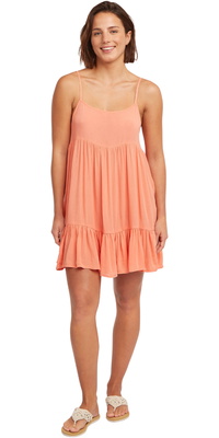 2026 ONeill Dame Rilee Kort Kjole 1300140 - Funky Peach