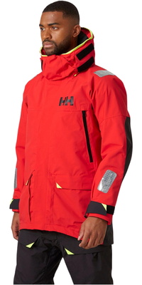 2026 Helly Hansen Herre Skagen Offshore Jakke 34255 - Alarm Rød