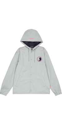 2026 T & C Surf Designs Herre Nylon Hooded Trænerjakke TM7JKH - Grey