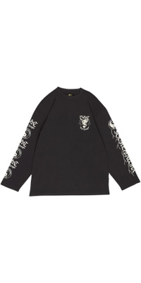 2026 T & C Surf Designs Herre Koi Lyn Lightning Langærmede T-shirt TM7TS - Fatigue Black