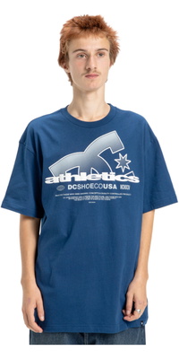 2026 DC Shoes Herre Atletisk T-shirt EDYZT04364 - Estate Blue