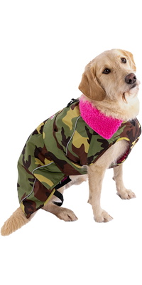 2026 Dryrobe Hundejakke V3DRDC - Pink / Camo