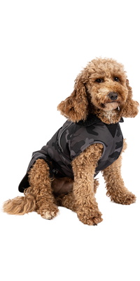2026 Dryrobe Hundejakke V3DRDC - Black / Camo