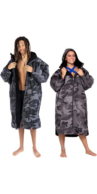 2026 Dryrobe Advance Langærmet Omklædningskåbe DALSV3 - Black Camo
