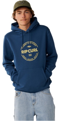 2026 Rip Curl Herre Basis Hoodie 0CKMFL - Light Navy