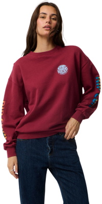 2026 Rip Curl Dame Stephanie Gilmore Arv Oversized Fleece 0EJWFL - Plum