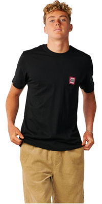2026 Rip Curl Herre Strømlinet Lommebadge T-Shirt 13TMTE - Black
