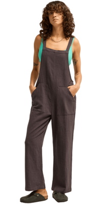 2026 Billabong Dame Stillehavets Tid Jumpsuit ABJWD00686 - Black Sands