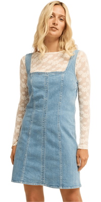 2026 Billabong Dame Denim Romantisk Kjole EBJDD03003 - Surf Spray
