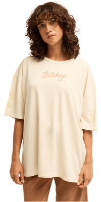 2026 Billabong Dame Bekendte Veje T-Shirt EBJZT00633 - White Cap