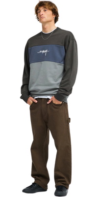 2026 Billabong Herre Ny B&oslash;rn Crew Sweatshirt EBYFT00183 - Raven