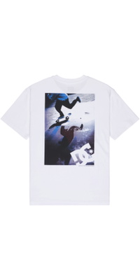 2026 DC Shoes Herre Fremad Pushing Forward T-Shirt EDYZT04500 - White
