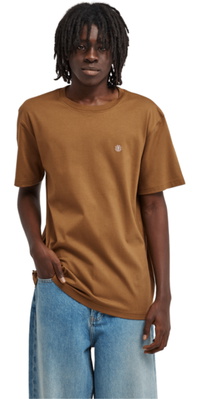 2026 Element Herre Broderi T-Shirt ELYKT00168 - Sepia