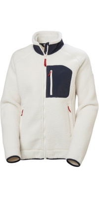 2025 Helly Hansen Dame Imperial Pile Fleece Block Jakke 49468 - Snow