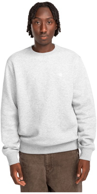 2026 Element Herre Broderi Crew Sweatshirt ELYFT00197 - Mid Grey Heather