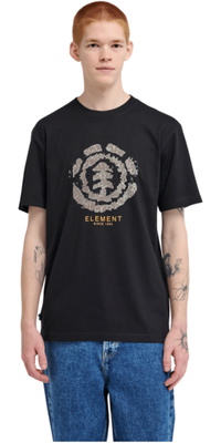 2026 Element Herre Rokys T-shirt ELYZT00695 - Flint Black
