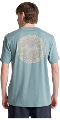 2026 Billabong Herre Kridt Bølge T-shirt EBYZT00525 - Washed Blue