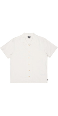 2026 Billabong Herre Ferie Linen Skjorte EBYWT03030 - Off White