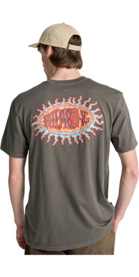 2026 Billabong Herre Brænd Ud T-Shirt EBYZT00505 - Pewter