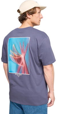 2026 Billabong Herre Blomst Premium T-shirt 24A521620 - Vintage Indigo