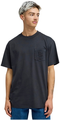 2026 Quiksilver Herre Oxni Vaskede T-Shirt EQYKT04413 - Black