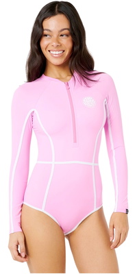 2026 Rip Curl Klassisk Langærmet Surfdragt Til Kvinder 19FWRV - Fuchsia