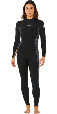 2026 Rip Curl Kvinders Dawn Patrol 4/3mm Back Zip Wetsuit 163WFS - Natural