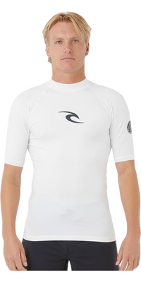 2026 Rip Curl Herre-Waves UPF- Performance -lycra-vest Med Korte ærmer 16MMRV - White