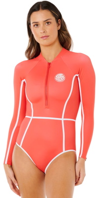 2026 Rip Curl S Klassiske Surf-langærmet Surfdragt Til Kvinder 19FWRV - Red