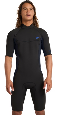 2026 Billabong Herre Absolute 2mm Back Zip Shorty Våddragt 24AW251601 - Ocean