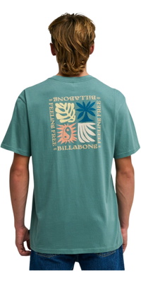 2026 Billabong Herre Overbelastning T-Shirt EBYZT00563 - Sea Green