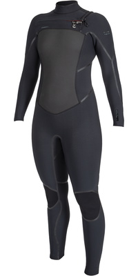ONeill Psycho Tech 5/4+mm Chest Zip 2025 Våddragt Til Kvinder 5547 - Black