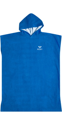 2026 Roxy Sunny Joy-håndklæde Til Kvinder Poncho ERJAA04260 - Dutch Blue