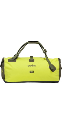 2026 C-Skins Storm Forfølger 40L Dry Duffel Taske C-DBDSC40 - Flash Green