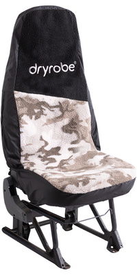 2026 Dryrobe Sædebetræk Til En Enkelt Sæde SINGLECSC  Sand Camo / Black