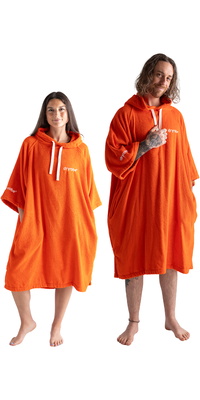 2026 Dryrobe Økologisk Håndklæde- Og Omklædningskåbe ORGANICTCRBO - Orange