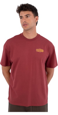 2026 Hurley Herre Fly T-shirt HSP26MMTS09553622 - Cherry Crimson