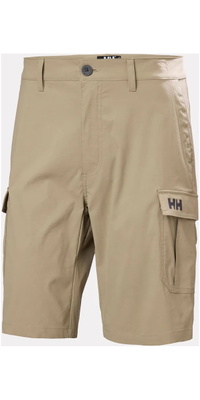 2026 Helly Hansen Herre Quickdry 11 Cargo Shorts 34537 - Pebble