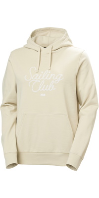 2026 Helly Hansen Core Graphic-hoodie Til Kvinder 54522 - Cream