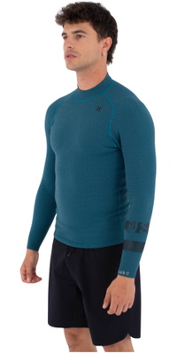 2026 Hurley Herre Plus Texture 1,5/ 1mm Våddragtjakke MSJ0013109 - Black / Himmelblå