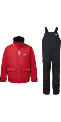 2026 Gill Herre OS3 Coastal Cruising Sailing Suit OS34JOS33P - Rød / Black