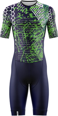 2026 HUUB Herre-triatlon-dragt COLTSNL  Navy / Lime