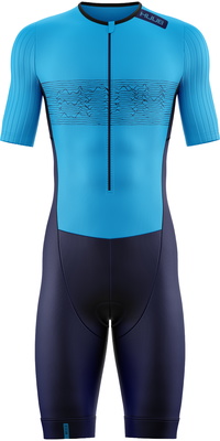 2026 HUUB Herre Contour Tri Suit CONTSBN - Blue / Navy