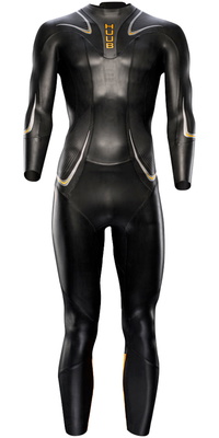 2026 HUUB Herre Vengeance 3/ 5mm Back Zip Svømmedragt TCE35 - Black / Orange