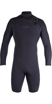 2026 Xcel Mens Comp+ 2/1.5mm Long Sleeve Spring Wetsuit ME211CP5-BLK - Black