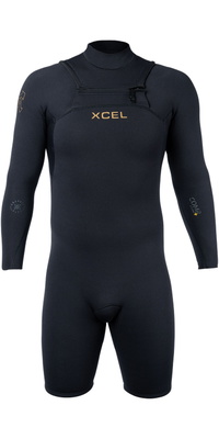 2026 Xcel Mens Comp+ 2/1.5mm Long Sleeve Spring Wetsuit ME211CP5-BLK - Black
