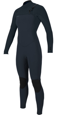 2026 ONeill Womens Hyperfreak+ 5/4mm Chest Zip Wetsuit 5374 - Dark Orion