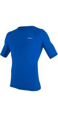 2026 ONeill Mens Basic Skins Short Sleeve Rash Vest 5713 - Pacific