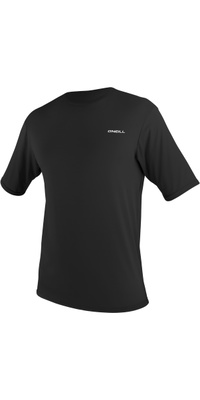 2026 ONeill Mens Basic Skins Short Sleeve Sun Shirt 5715 - Black