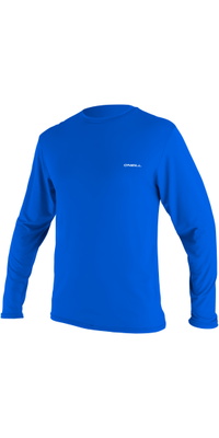 2026 ONeill Mens Basic Skins Long Sleeve Sun Shirt 5719 - Pacific